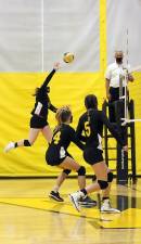 The West Milford High School girls volleyball team in action earlier this season. Photos by Jennifer Metcalf.