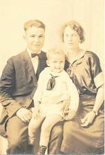 Eric and Gertrude Arnold with their son, John Eric. (Photo provided)