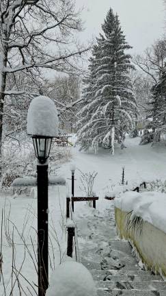 9.5 inches of snow reported SN3 A storm early Tuesday, Feb. 13 brought several inches to West Milford.