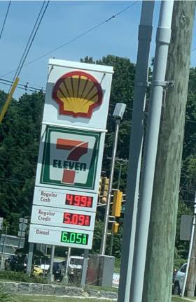 Rising gas prices: what’s the cause? Gas prices as of Tuesday, June 14 in Sparta, NJ