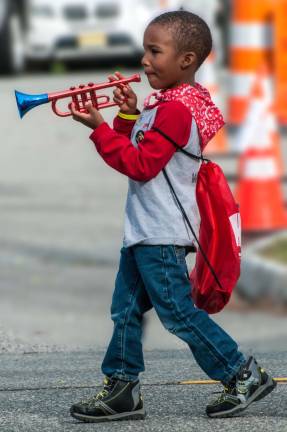 Township chalks up another great Autumn Lights Festival Making music at the fest is just a matter of tooting your own horn. photo by mark Cranston