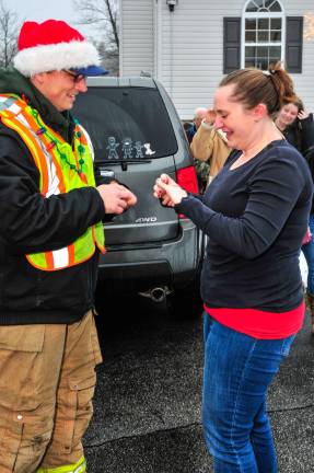 She said yes!