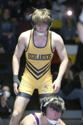 Highlanders ready for winning season on the mat West Milford High School senior Ryan Eckhart wrestles in the 126-pound weight class.