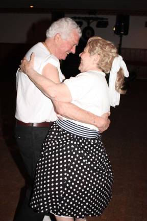 Back to the 50s at the hop Cecile and John Picioccio have been dancing together since their 1953 prom. Photos by Ginny Raue