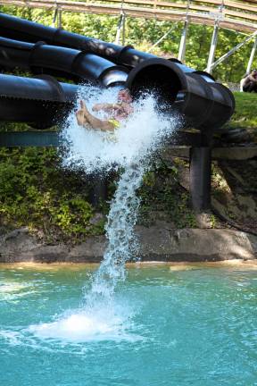 Mountain Creek Waterpark opens June 20 <b>The old Cannonball Falls ride at Mountain Creek.</b>