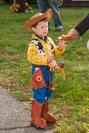 Howdy partner! Woody is a classic at Halloween time.