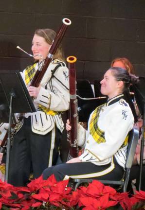 Highlander bands showcased in 'A Winter Concert' Junior Jordan Dreyer was congratulated for being selected for the 'Bands of America - Honor Band of America' and will represent West Milford in Indianapolis in the spring.