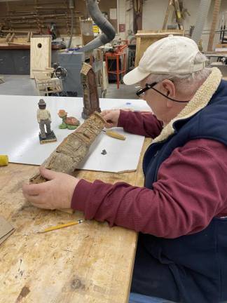 Jersey Hills Wood Carvers marks 40th year Albert Santanucci is president of the Jersey Hills Wood Carvers.