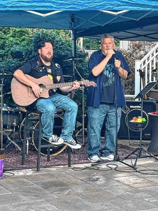 Music and seafood - perfect together Voodoo Strangers play Saturday afternoon at Trail’s End Taphouse in Greenwood Lake, N.Y. (Photo courtesy of Voodoo Strangers)