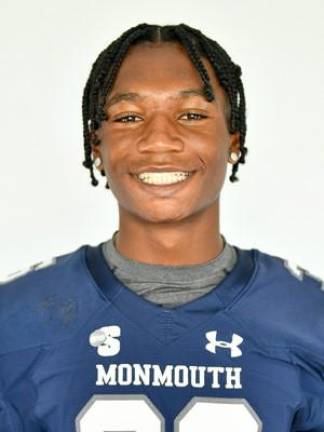 Chris Ashby, a freshman defensive back for the Monmouth University (West Long Branch) football program.