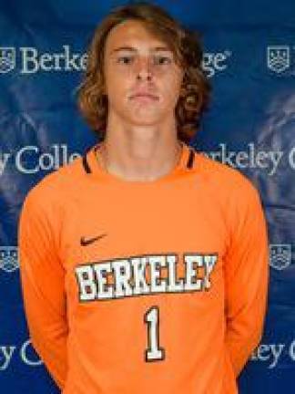 Klae Nicholson, junior goal keeper for the Berkeley College