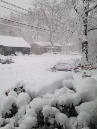 West Milford hit hard for second time in week, 21 inches of snow Ann-Marie Dimassos submitted this photo of her car buried by Winter Storm Quinn in West Milford on Wednesday, March 7.