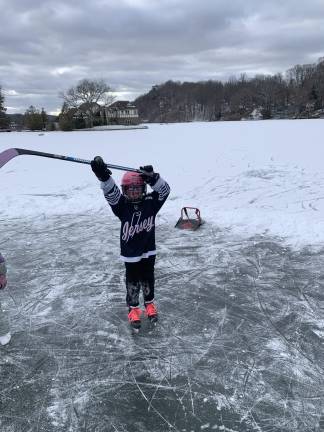 Girls on the field, ice, mat Lexie Myrhen, 7, of Sparta. (Photo by Jeff Myrhen)
