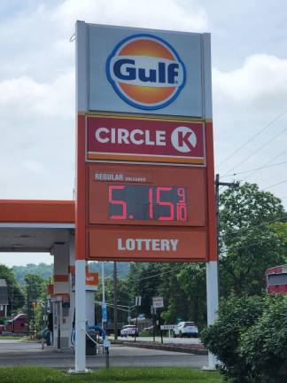 Rising gas prices: what’s the cause? Gas prices as of Monday, June 13 in Andover, NJ
