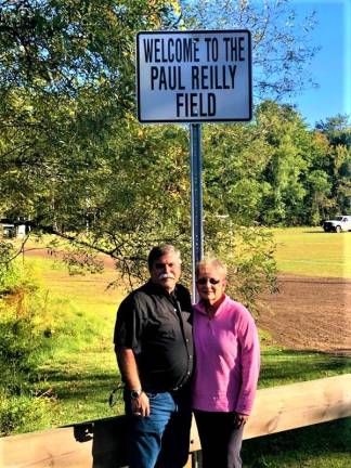 Town opens Nonzenzo Park field named for retiree