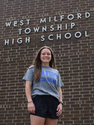 High school grad heads to Air Force Academy West Milford High School graduate Jacquelyn ‘Jakki’ Galella will begin her first year at the U.S. Air Force Academy in its 10-month Preparatory School in July. (Photos by Rich Adamonis)