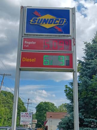 Rising gas prices: what’s the cause? Gas prices as of Monday, June 13 in Hamburg, NJ
