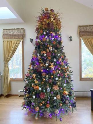 Real estate agent Karen Wiedmann shared this photograph. “I just went to my client’s house (on Macopin Road) and thought you might like this picture of this Halloween tree,” Wiedmann wrote in the email to the West Milford Messenger. “She’s done an amazing job decorating it. I just thought it was a positive thing possibly the paper.” It is.