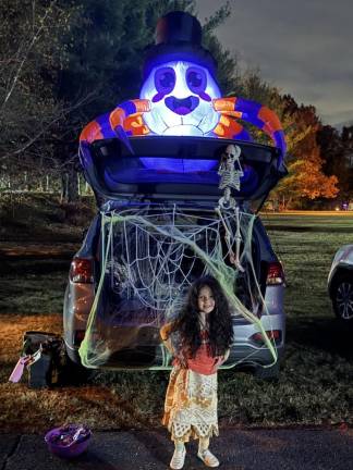 Photos: Ready for trick-or-treating Adelyn Afflerbach at the Trunk or Treat. (Photo courtesy of Mary Afflerbach)