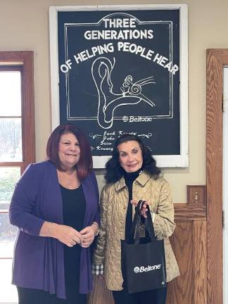 Carmen Del Campo wins free hearing aids Carmen Del Campo (right) is seen with Judy Kenney of Beltone Hearing Aid Center after Carmen won this year’s annual free hearing aid contest.