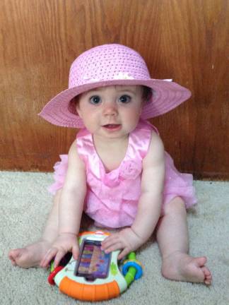 Oh Baby it's Spring! Baby Photo Contest Photo, Elissa Murphy of West Milford Avery Ann.