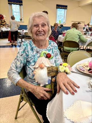 Photos: Annual Tea Time fundraiser Beverly Ollearo of West Milford celebrates her 94th birthday.
