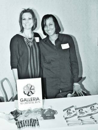 Girls, girls and more girls Heidi Sthuessler and Ziana Gaither of Galleria Crystal Run in Middletown, NY.