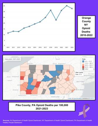 Opioid deaths fall in region Opioid deaths fall in region