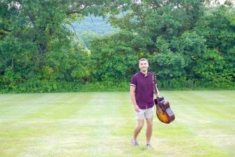 Anthony Scanzo-Masiero, a 2017 West Milford High School graduate, has written and recorded his first song. Proivided photos.