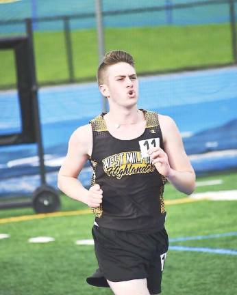 Michael McCloskey competes in track and field for the Special Olympics.