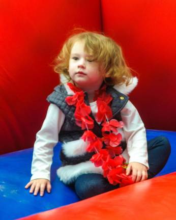 Township chalks up another great Autumn Lights Festival Jade Helander takes a break while playing in a bouncy castle at the fest. photo by mark Cranston