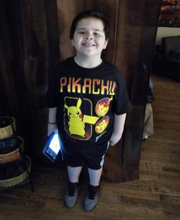 First day of school in West Milford Angelo’s first day of first grade.