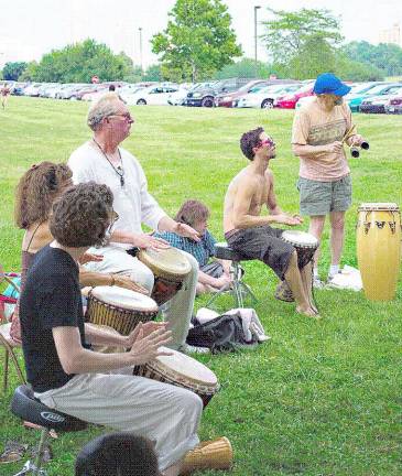 Drumming as a mood enhancer.