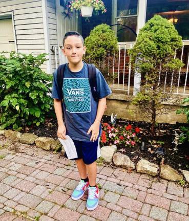 First day of school in West Milford Charles takes on sixth grade.