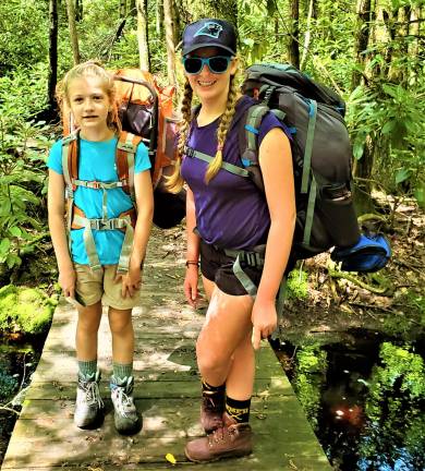 Girl Scout Troop earns trailblazing and primitive camper badges