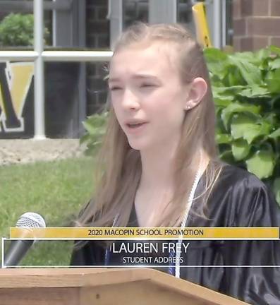 Macopin staff make Eighth Grade Promotion special Lauren Frey