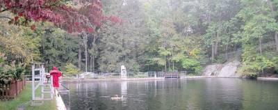 Listed as one of “The 21 Places in New Jersey You Need to Visit in 2021,” and named the best swimming hole in New Jersey, this Olympic-sized, stream-fed swimming pool is located in a scenic wooded setting adjacent to Norvin Green State Forest in Ringwood, NJ. No chemicals are used in the pool.