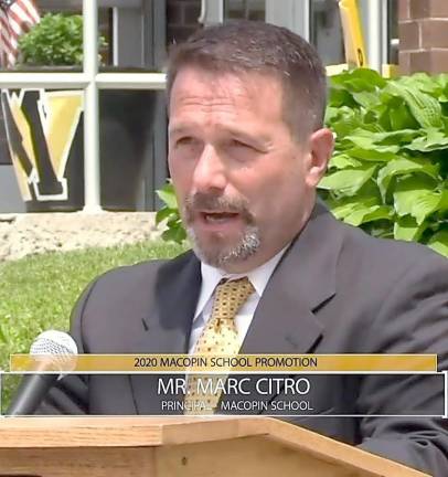 Macopin staff make Eighth Grade Promotion special Macopin Principal Marc Citro