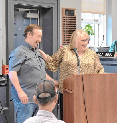 Blom honored for volunteer work James Cosgrove shared the 2024 Volunteer of the Year Award.
