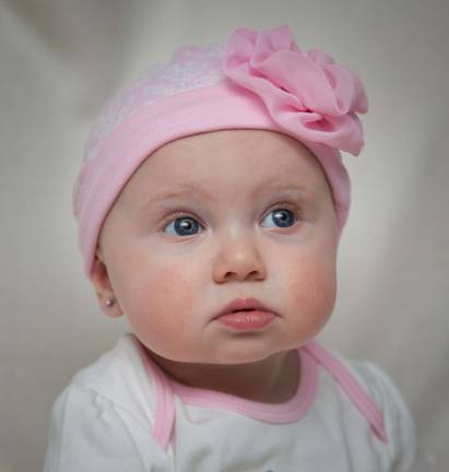 Oh Baby it's Spring! Baby Photo Contest Photo, Sarah Schenk of West Milford Kendall Victoria Schenk, 7 months old.