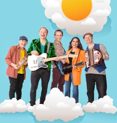 Talking to Brady Rymer and Tom Caltabiano <b>Brady Rymer, second from left, with other members of the Little Band That Could. From left are Larry Eagle, Rymer, Jeremy Chatzky, Liz Queler and Seth Farber. (Photo byJayme Thornton)</b>
