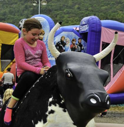 Sweet ALF The mechanical bull was a draw for kids.