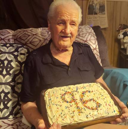 Giving Thanks The Hornyak Family is most thankful for their Poppy, who turned 96 this year.