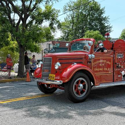 Photos: Celebrate America Parade in Greenwood Lake A firetruck in the Celebrate America Parade on Saturday, July 5 in Greenwood Lake.