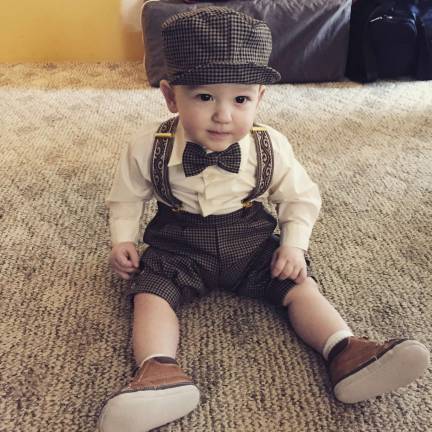 Oh Baby it's Spring! Baby Photo Contest Photo, Allison Boyd of Hewitt All dressed up. Austin Boyd he will be 11 months on April 24.
