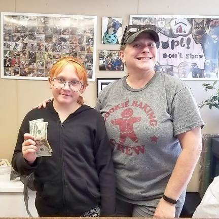 In September, Jayden Brix stopped in with her mother to donate $40 that she raised selling lemonade.