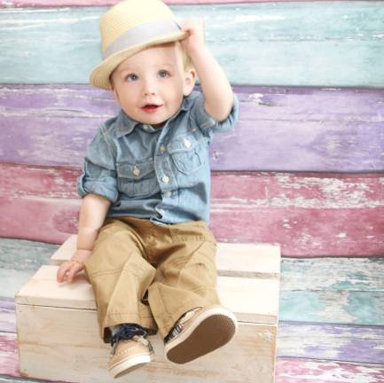 Oh Baby it's Spring! Baby Photo Contest Photo, Kristina Gargano of Franklin Jack is 15 months old. He is so excited spring is finally here. He loves taking walks with his dog Bogart and spending lots of time running in our backyard.