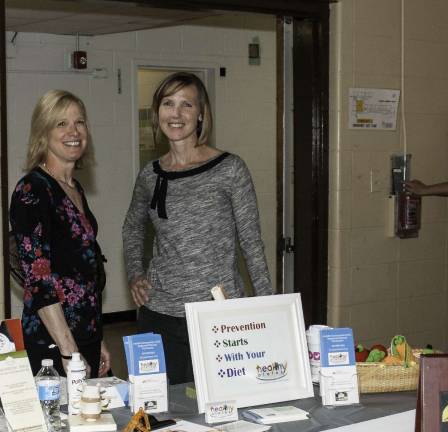 Staying healthy That's right - good heatlh and prevention starts with what you eat. Representatives from Healthy Plates got that message across.