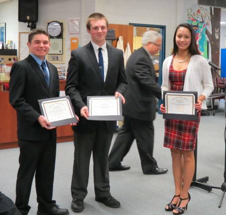 Matt Ventrella is tops in VFW Voice of Democracy Essay Contest From left, the winners of the VFW Voice of Democracy Essay Contest, are Matt Ventrella, John Gomez and Andrea Literio.