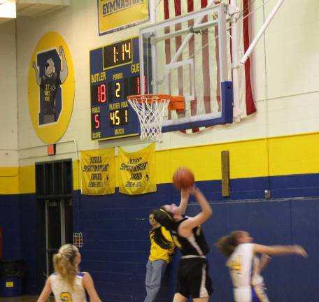 Brielle Mulvihill reaches 1000 point milestone Photos provided Brielle Mulvihill drives to the basket during the Butler Tournament to score her 1,000th career point.